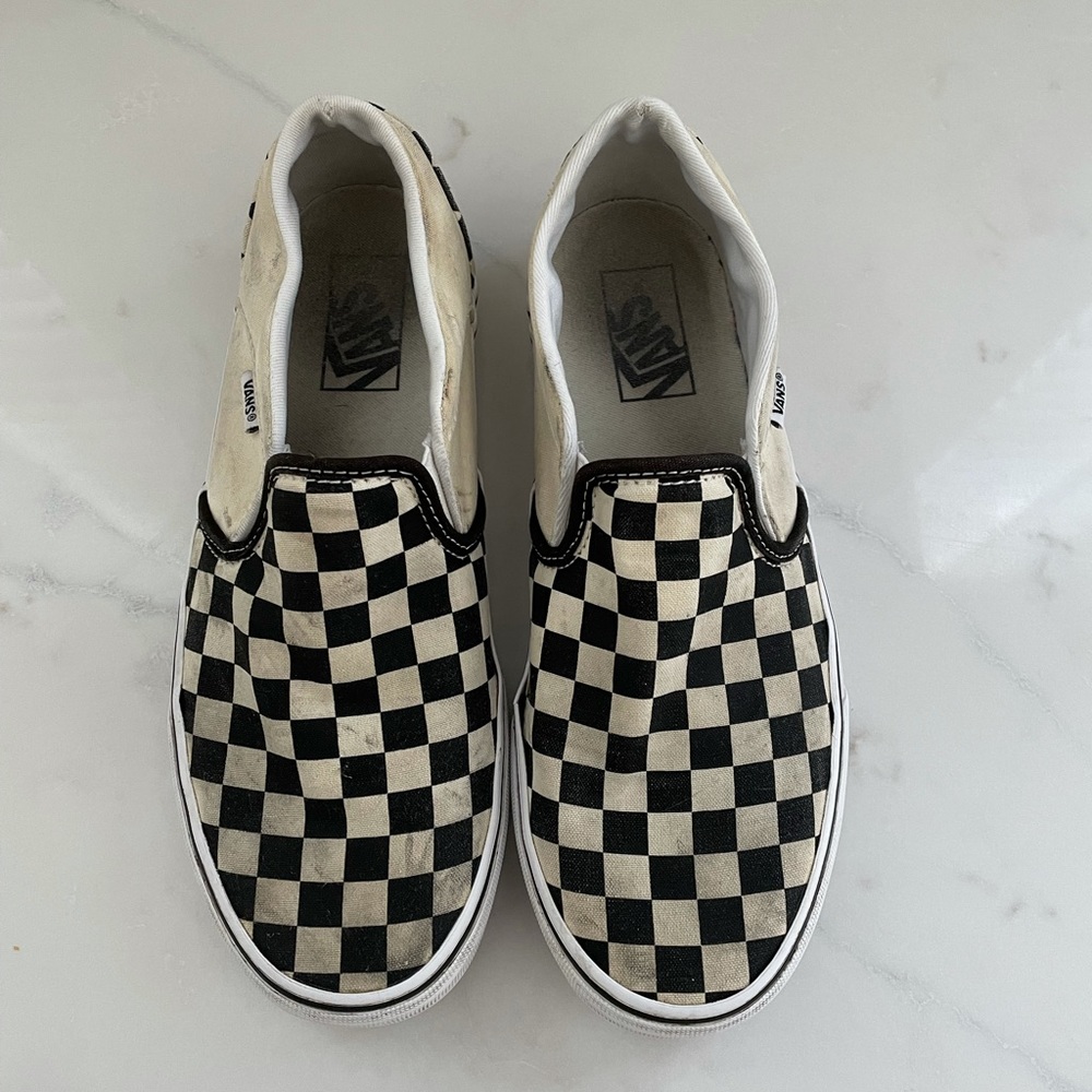 Women’s Size 9 Checkered Vans